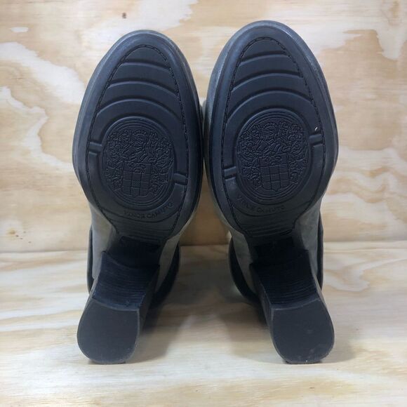 Vince Camuto Cassandra Gray Leather Slouch Boots Women’s Size 8.5 - Picture 6 of 10